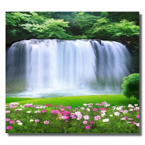 Tranh dán tường Suối Thác Mát Lành